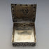 Early 20th Century German Antique 800 Silver Embossed Square Box 94g